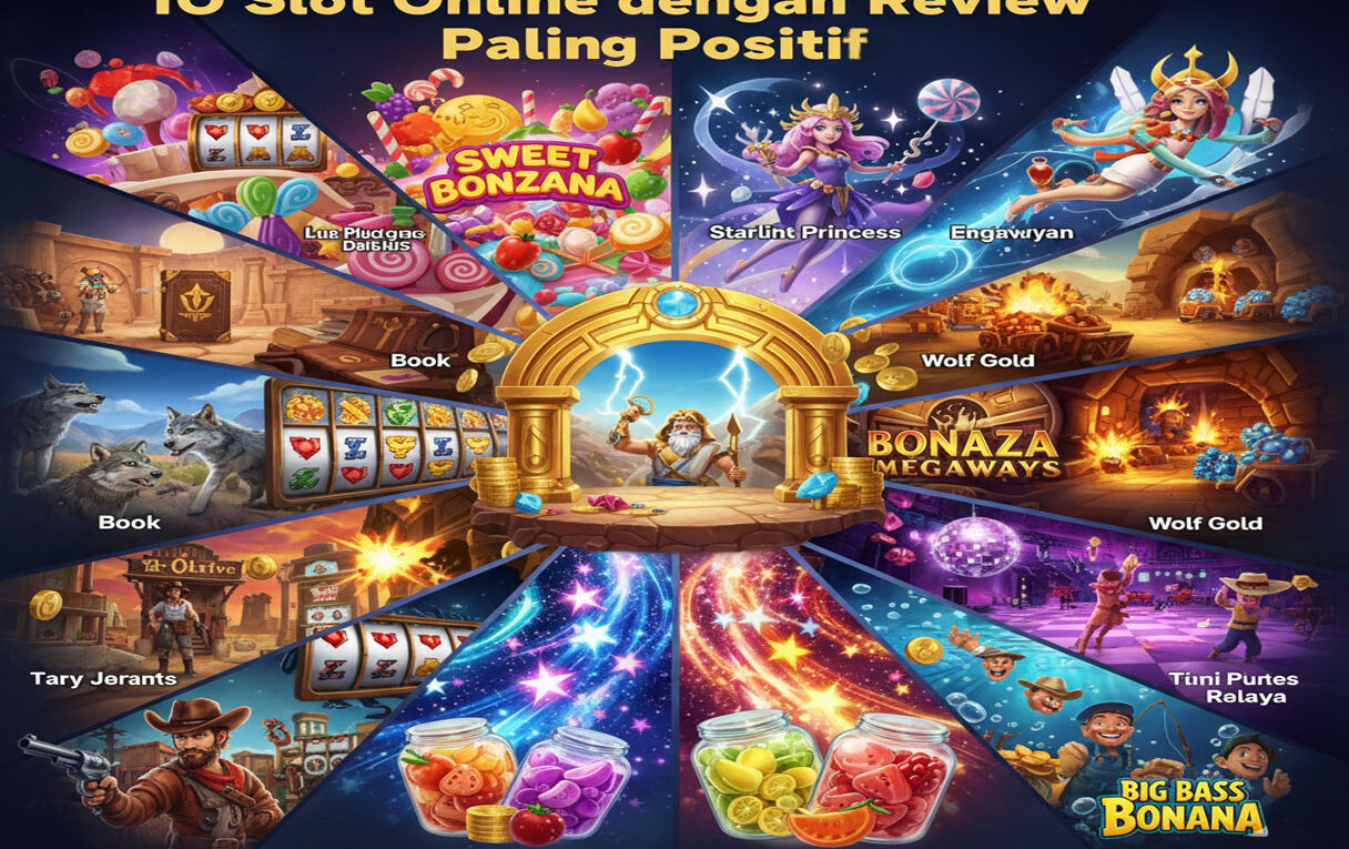 10 Slot Online dengan Review Paling Positif